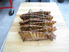 Heavy Duty Rib Rack with Baby Back Ribs